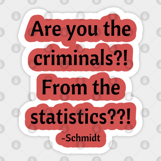 New Girl/Statistics Sticker by Said with wit